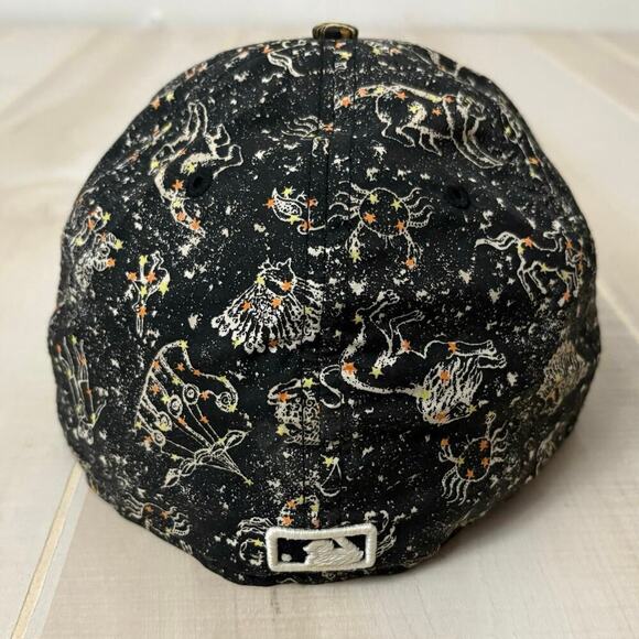 Pittsburgh Pirates MLB 59Fifty Fitted Hat Sz 7.5(59.6cm) Black With Zodiac Signs - Picture 4 of 12